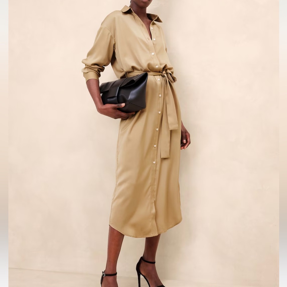 Maxi tie waist dress banana republic